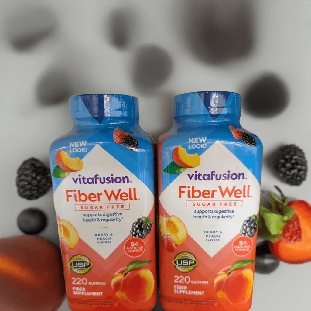 Vitafusion Fiber Well Sugar Free Gummies – 2-Pack, 220 Count Each (440 Total).