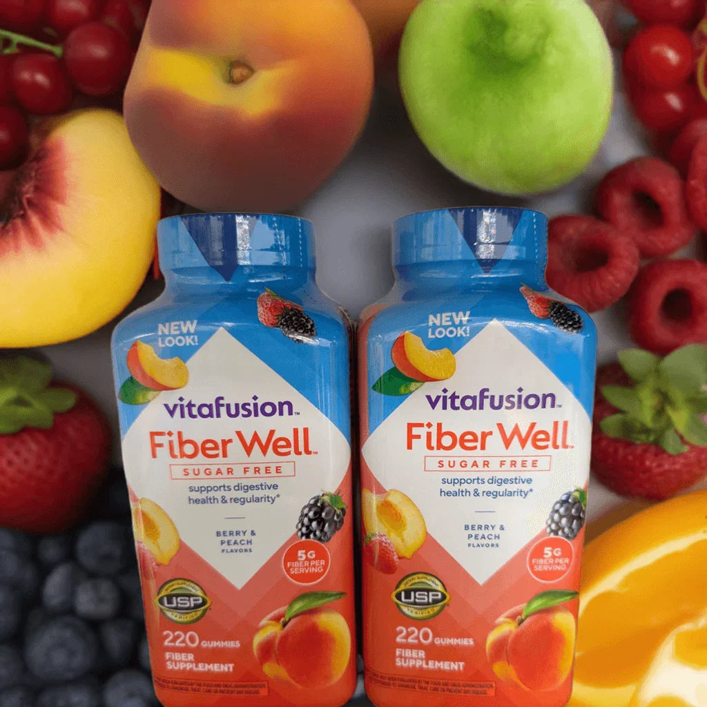 Vitafusion Fiber Well Sugar Free Gummies – 2-Pack, 220 Count Each (440 Total).