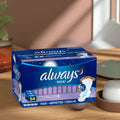 Always Maxi Extra Heavy Overnight Pads - Unscented, 54 Count.