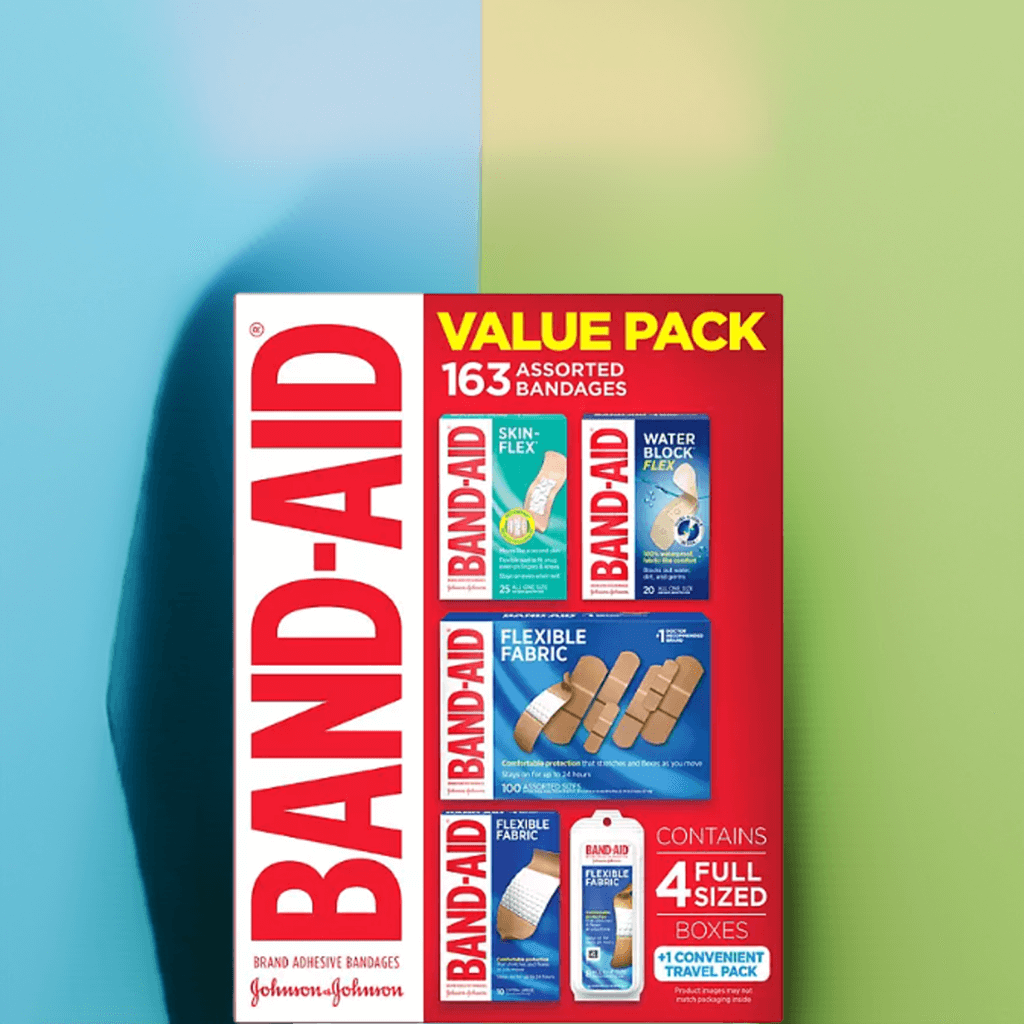 Band-Aid Brand Variety Pack Assorted Adhesive Bandages (163 ct.) GREAT DEAL!!.