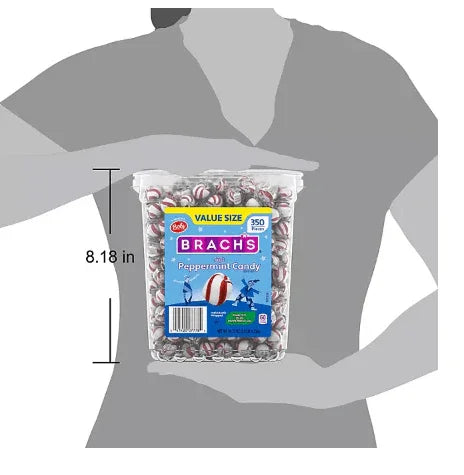 Bobs Sweet Stripes Peppermint Balls - 61.73 oz Jar.