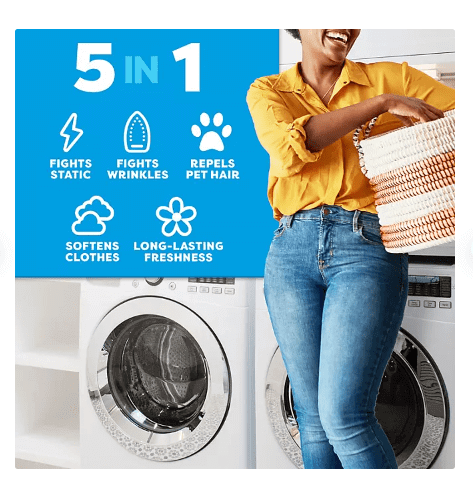 Bounce Fabric Softener Dryer Sheets, Outdoor Fresh Scent, 240 Count.