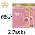 Caress Daily Silk Hydrating Body Wash, White Peach & Orange Blossom Scent, 30 fl oz, 2-Pack.