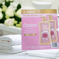 Caress Daily Silk Hydrating Body Wash, White Peach & Orange Blossom Scent, 30 fl oz, 2-Pack.