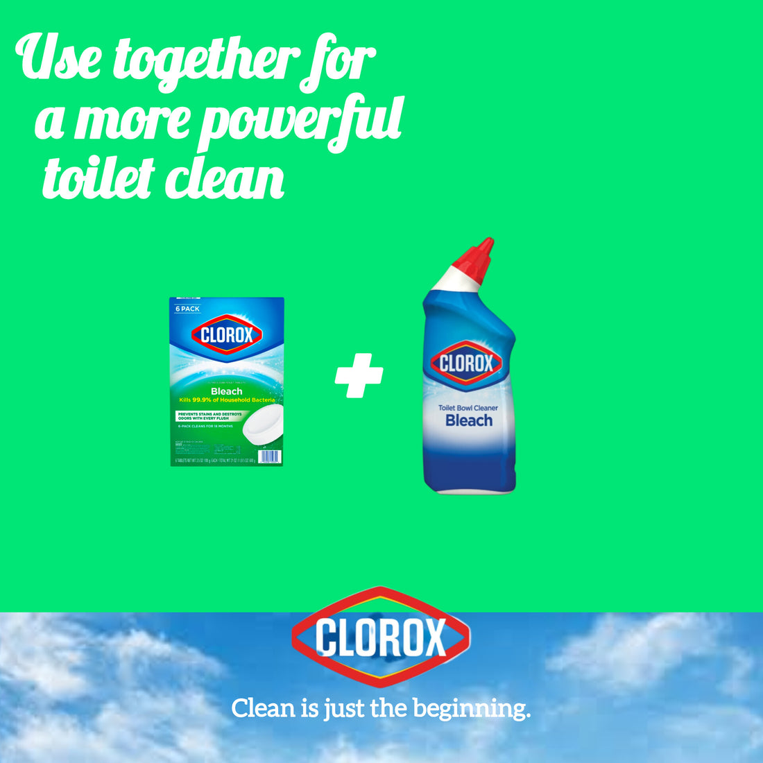 Clorox Toilet Bowl Cleaner Tablets Bleach - Ultra Clean, Long Lasting Freshness