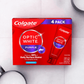 Colgate Optic White Purple Toothpaste Teeth Whitening Enamel-Safe Stain Removal.