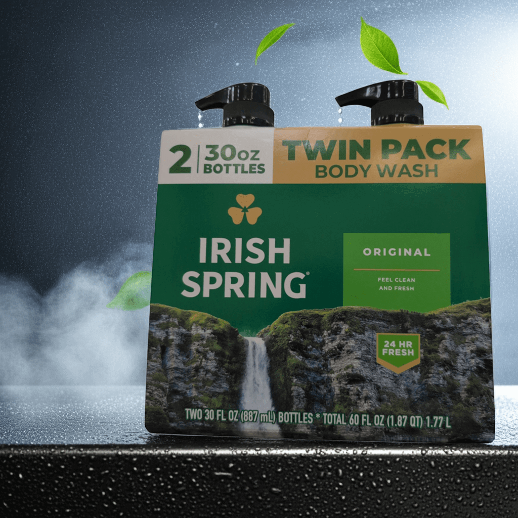 Irish Spring Body Wash for Men, Original Clean, 30 fl oz, 2 - Pack - Wakil Ahmed