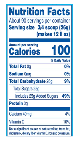 Kool-Aid Sweetened Tropical Punch Powdered Drink Mix 82.5 oz – Vitamin C Boost.