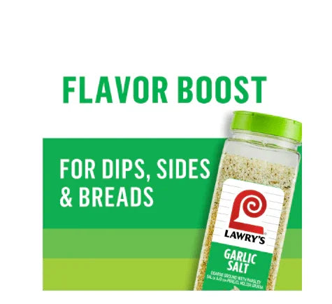 Lawry's Gluten Free Coarse Ground Garlic Salt with Parsley - 33 oz.