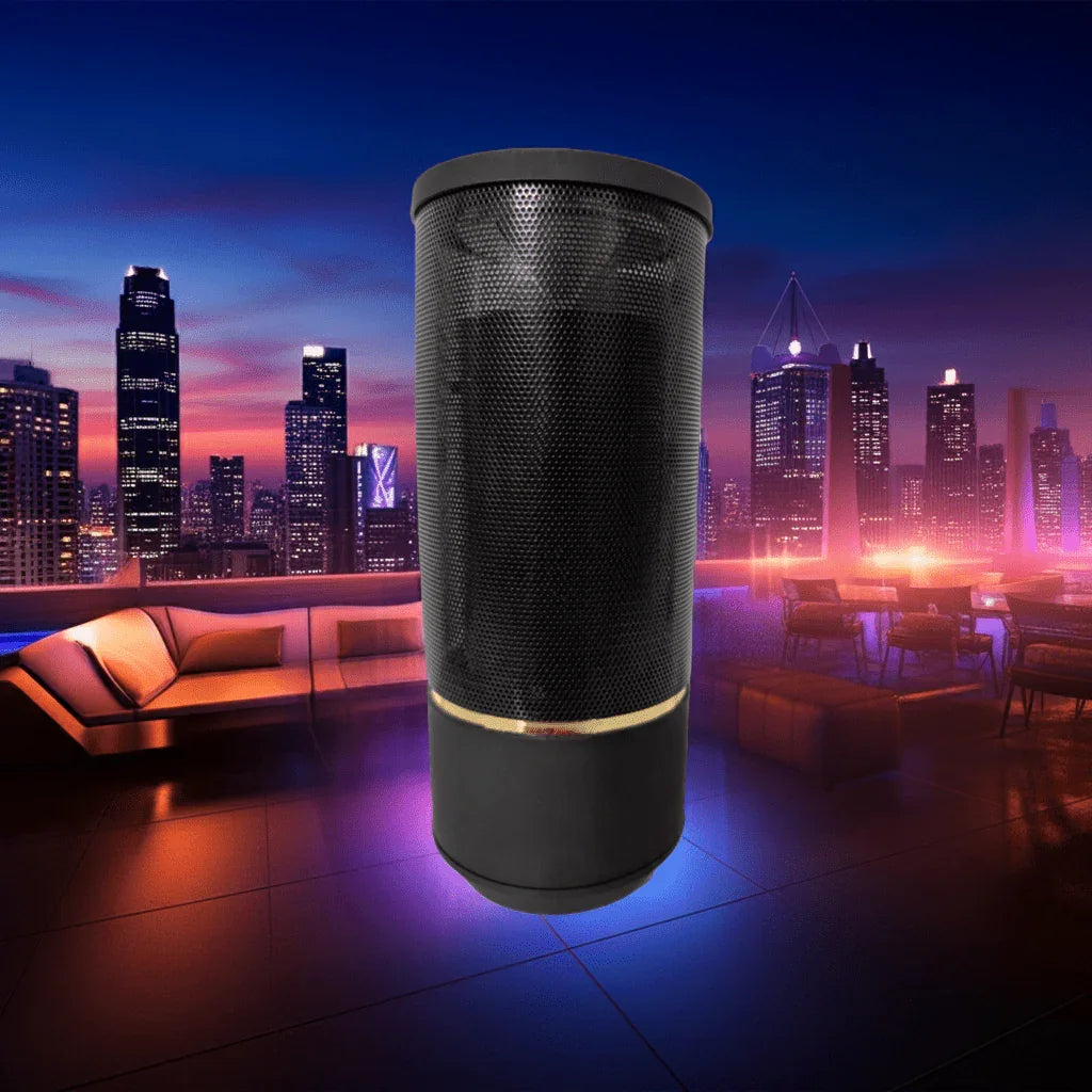 Vibe Core Bass Wireless LED Speaker – Powerful Sound & Vibrant Lights.