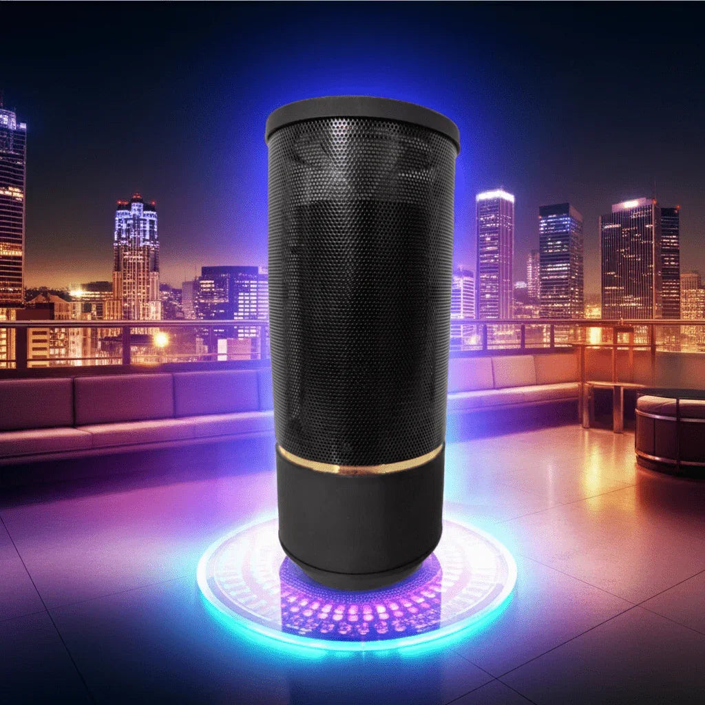 Vibe Core Bass Wireless LED Speaker – Powerful Sound & Vibrant Lights.