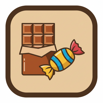 Candy, chocolate icon