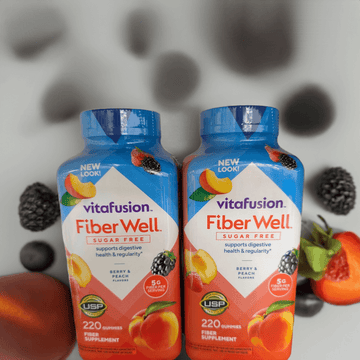 2-Pack Vitafusion Fiber Gummies - Sugar Free, 2 x 220 Count