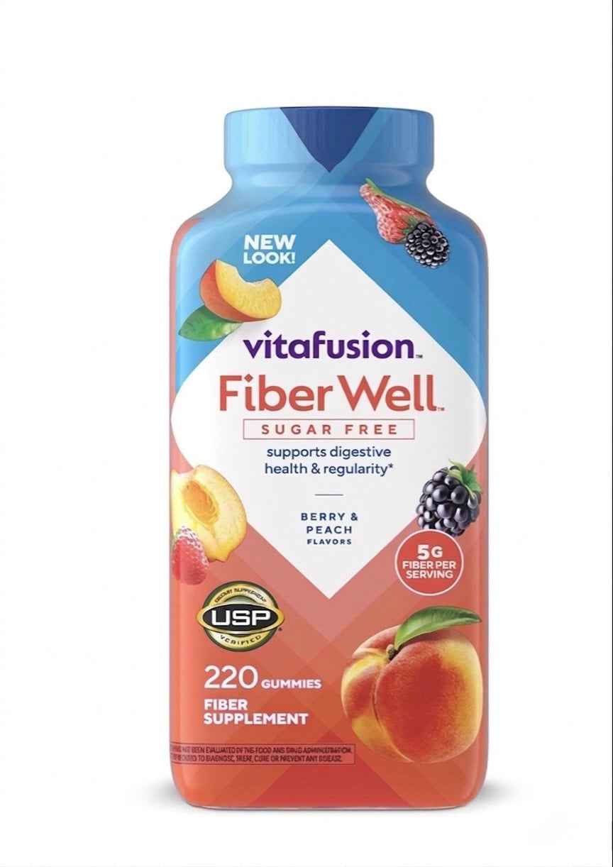 Vitafusion Fiber Well Sugar Free Gummy Vitamin Supplement