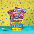 Ring Pop Candy Variety Pack – Assorted Flavors, Wearable Hard Candy Lollipops, 0.5 oz Each, 44 Count Party Favor Box.