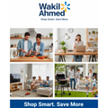 Wakil Ahmed advertisement with family activities and products.