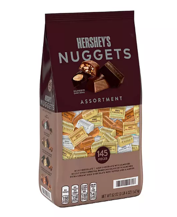 HERSHEY'S NUGGETS Assorted Chocolate Candy 52 oz bulk bag
