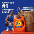 Orange Tide Original liquid detergent jug with blue cap, 170 fl oz label