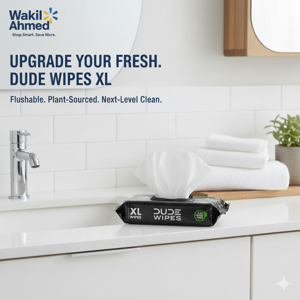 بِسْمِ ٱللَّٰهِ ٱلرَّحْمَٰنِ ٱلرَّحِيمِ
إِنَّا فَتَحْنَا لَكَ فَتْحًا مُّبِينًا.
DUDE Wipes Hypoallergenic Flushable Bathroom Wipes