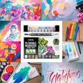 ArtSkills Dual-Tip Blendable Alcohol Marker Set, 30-Count.