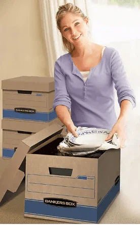 Bankers Box Heavy Duty Storage Boxes 10x12x15" - 10 Pack - Wakil Ahmed