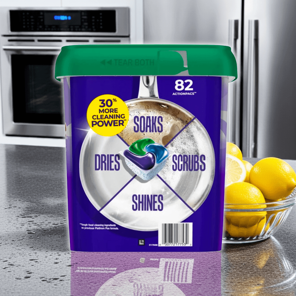 Cascade Platinum Plus Dishwasher Detergent Pods, 82 Count – Grease - Fighting, Deep - Cleaning Action - Wakil Ahmed