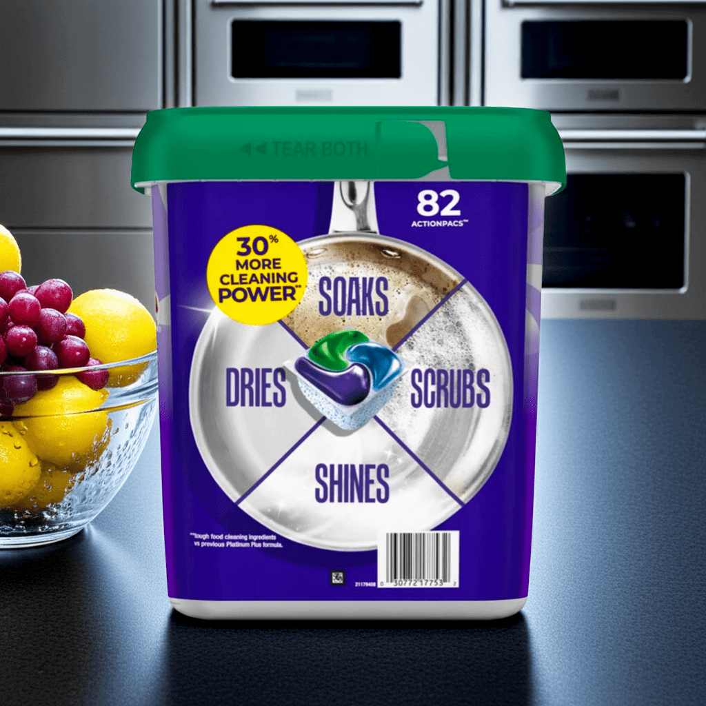 Cascade Platinum Plus Dishwasher Detergent Pods, 82 Count – Grease - Fighting, Deep - Cleaning Action - Wakil Ahmed