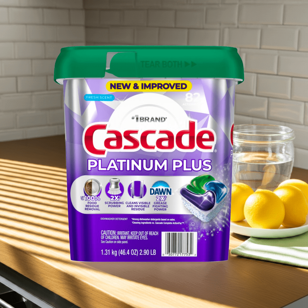 Cascade Platinum Plus Dishwasher Detergent Pods, 82 Count – Grease - Fighting, Deep - Cleaning Action - Wakil Ahmed