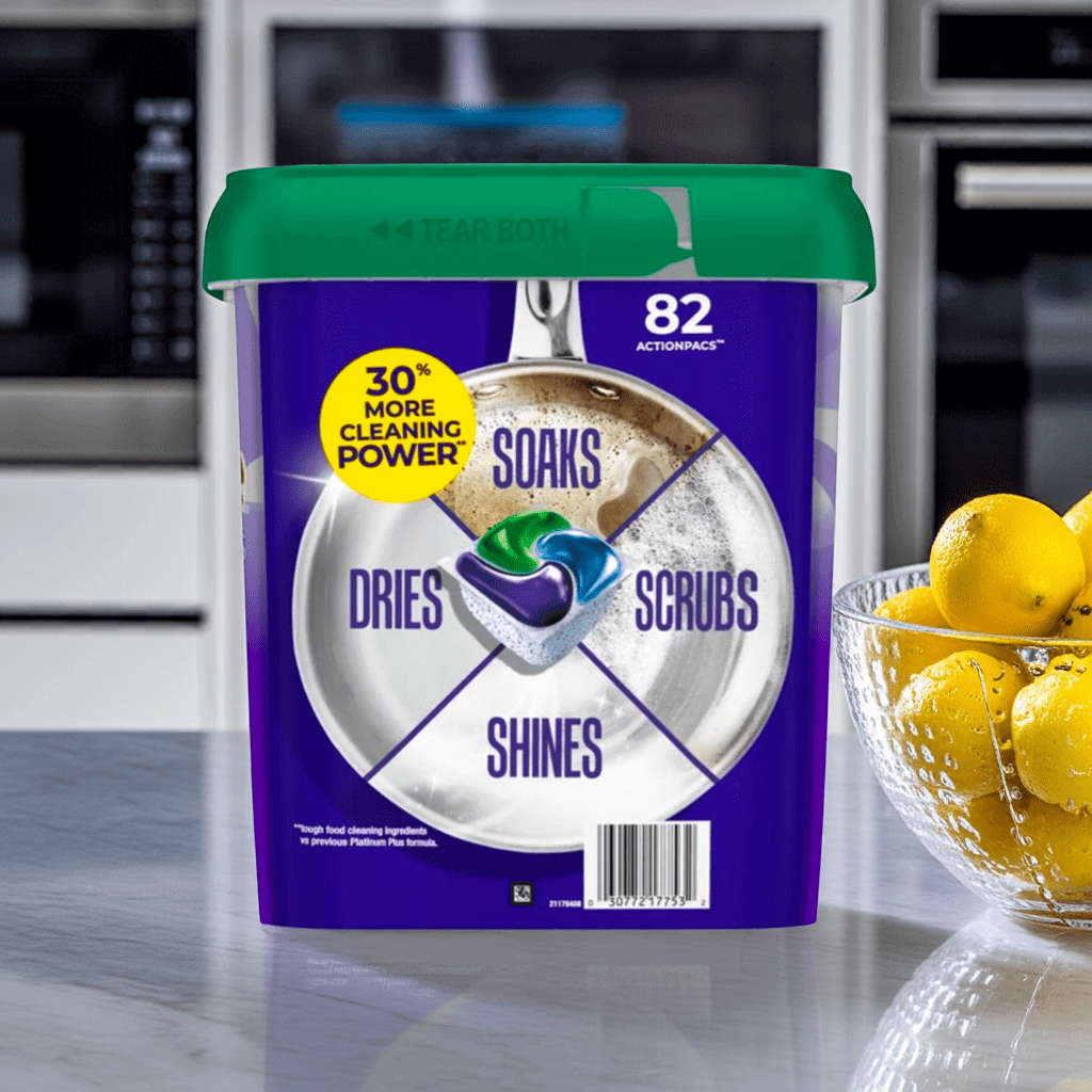 Cascade Platinum Plus Dishwasher Detergent Pods, 82 Count – Grease - Fighting, Deep - Cleaning Action - Wakil Ahmed