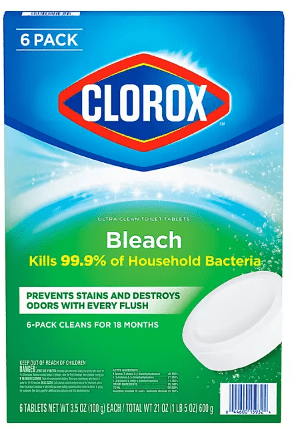 Clorox Ultra Clean Toilet Tablets 6 ct 3.5 oz Each, 2 Pack - Wakil Ahmed