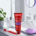 Colgate Optic White Purple Toothpaste Teeth Whitening Enamel-Safe Stain Removal.