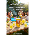 Advertisement for Country Time Lemonade with people enjoying lemonade at a pool party.