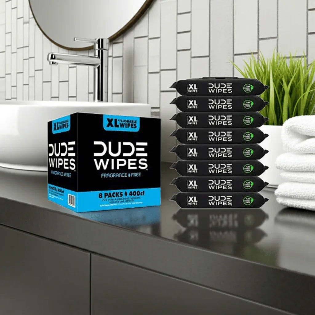 DUDE WIPES XL Flushable Wipes, Unscented, 400 wipes 8 ct. - Wakil Ahmed