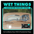 Dude Wipes XL Mint Flushable Wipes 4 Pack (120 Wipes) Sewer & Septic Safe.
