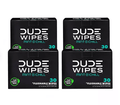 Dude Wipes XL Mint Flushable Wipes 4 Pack (120 Wipes) Sewer & Septic Safe.