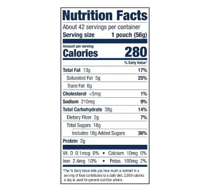 Famous Amos Chocolate Chip Cookies 2 oz, 42 Pack.