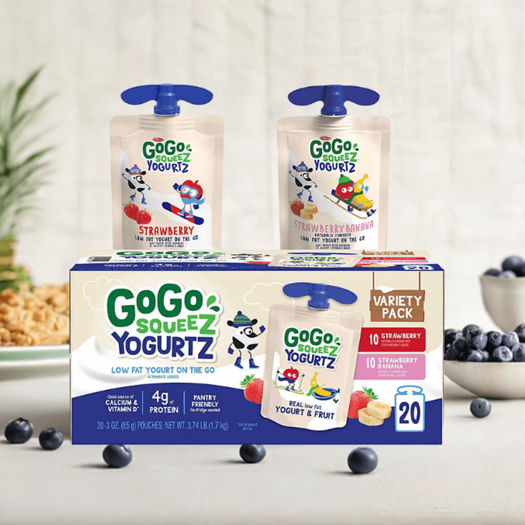 GoGo Squeez Yogurtz Strawberry and Strawberry Banana, 3 oz., 20 ct. - Wakil Ahmed