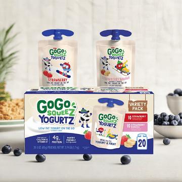 GoGo Squeez Yogurtz Strawberry and Strawberry Banana, 3 oz., 20 ct. - Wakil Ahmed