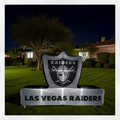 Las Vegas Raiders 7'x10' Pre - Lit Outdoor Inflatable Display - Wakil Ahmed