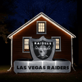 Las Vegas Raiders 7'x10' Pre - Lit Outdoor Inflatable Display - Wakil Ahmed