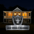 Las Vegas Raiders 7'x10' Pre - Lit Outdoor Inflatable Display - Wakil Ahmed