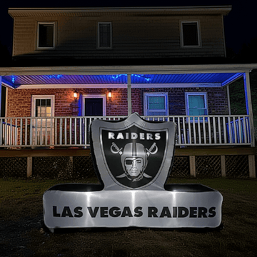 Las Vegas Raiders 7'x10' Pre - Lit Outdoor Inflatable Display - Wakil Ahmed