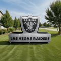 Las Vegas Raiders 7'x10' Pre - Lit Outdoor Inflatable Display - Wakil Ahmed