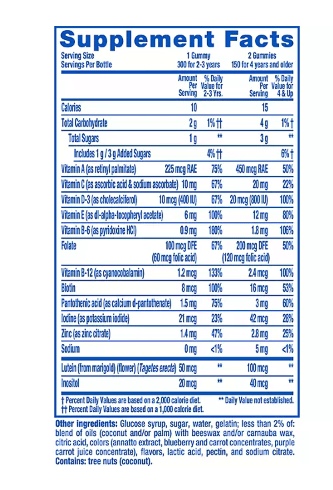 L'il Critters Gummy Vites Multivitamin, 600 Gummies.