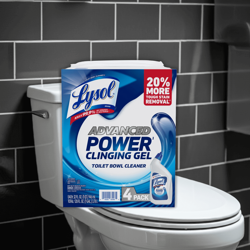 Lysol Advanced Toilet Bowl Gel Cleaner 32 fl. oz., 4 pk. - Wakil Ahmed