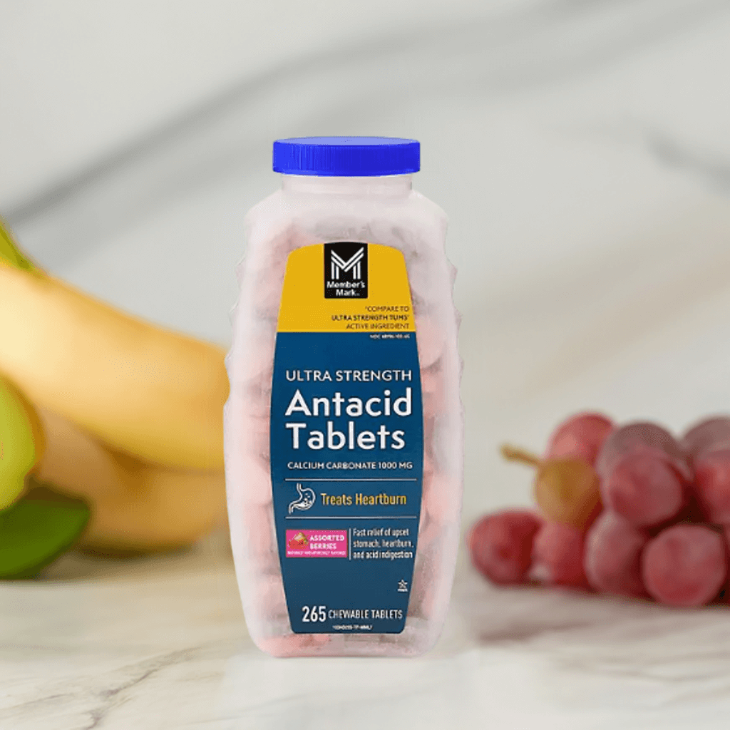 Member's Mark Ultra Strength Antacid Chewable Tablets, Assorted Berry, 265 ct./pk., 2 pk..