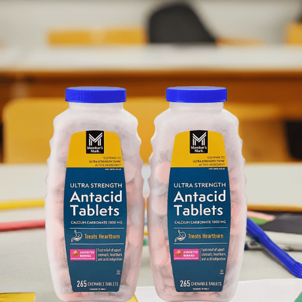 Member's Mark Ultra Strength Antacid Chewable Tablets, Assorted Berry, 265 ct./pk., 2 pk..