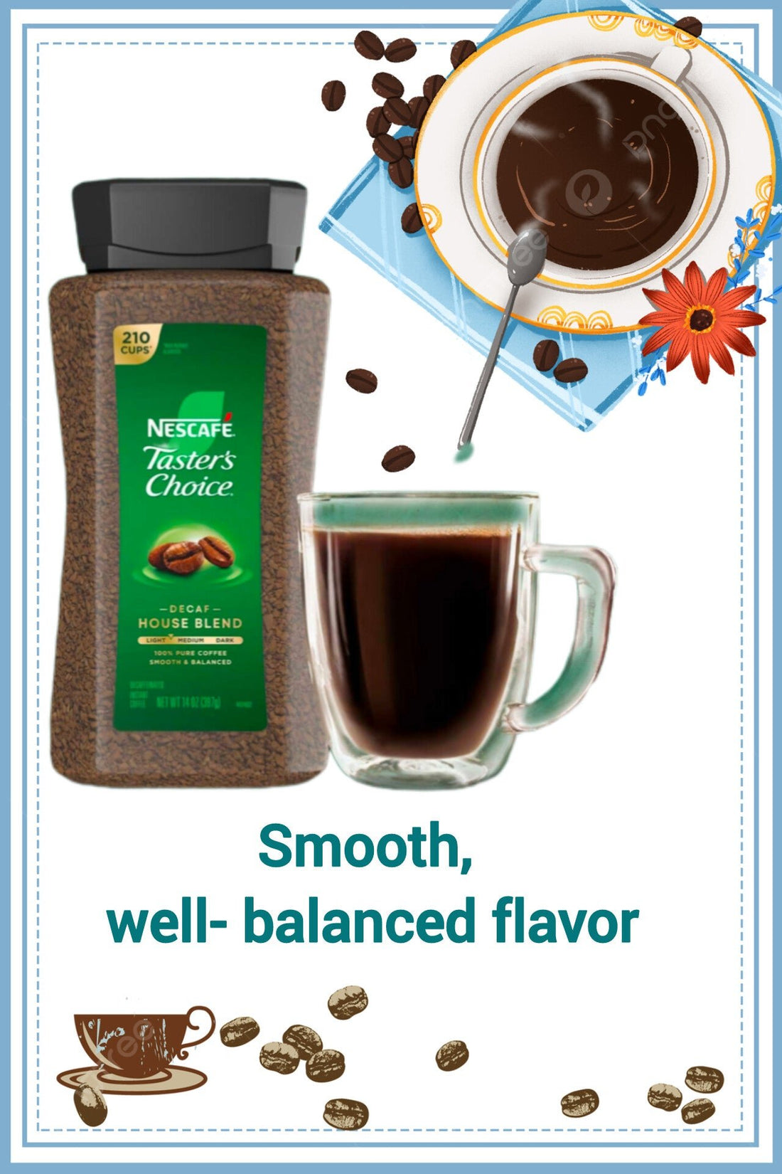 Nescafé Decaf Instant Coffee 3 Pack 14oz - Wakil Ahmed