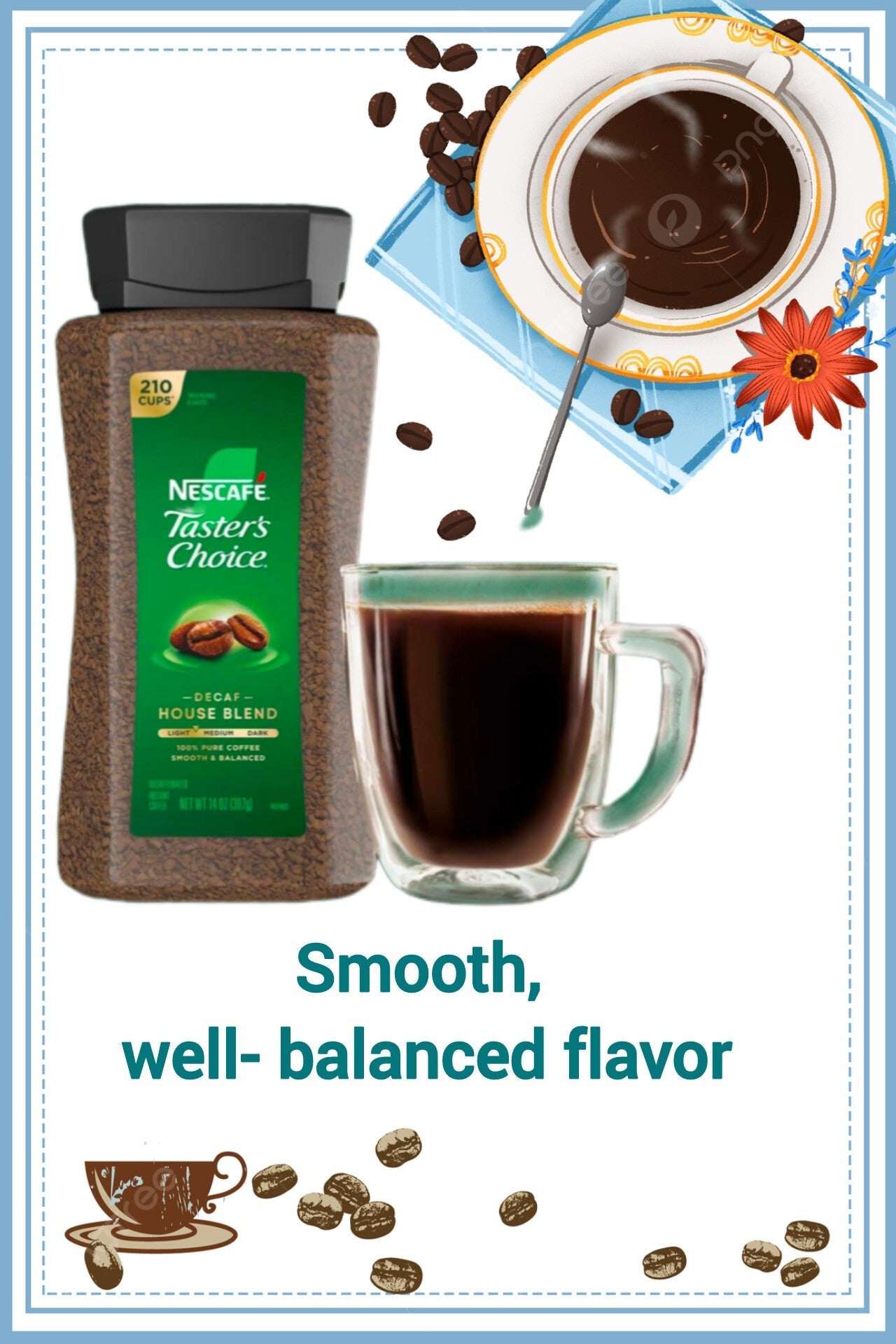 Nescafé Decaf Instant Coffee 3 Pack 14oz - Wakil Ahmed