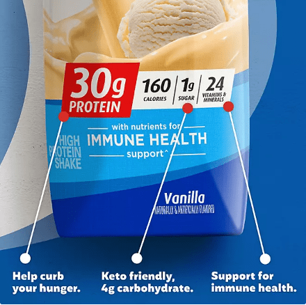 Premier Protein Vanilla Shake – 15 Pack (11 fl oz Bottles) | 30g Protein, 1g Sugar, 24 Vitamins & Minerals - Wakil Ahmed